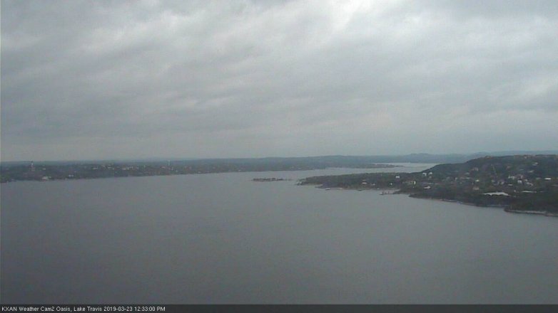 Lake Travis webcam, March 23, 2019 11:35 AM CT
