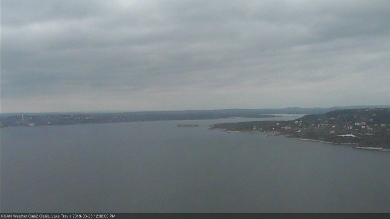 Lake Travis webcam, March 23, 2019 11:40 AM CT