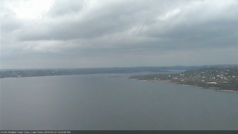 Lake Travis webcam, March 23, 2019 11:45 AM CT