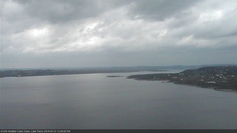 Lake Travis webcam, March 23, 2019 11:50 AM CT