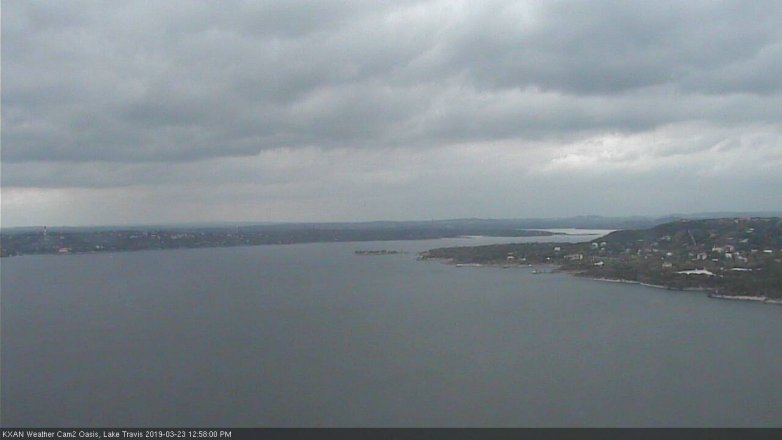 Lake Travis webcam, March 23, 2019 12:00 PM CT