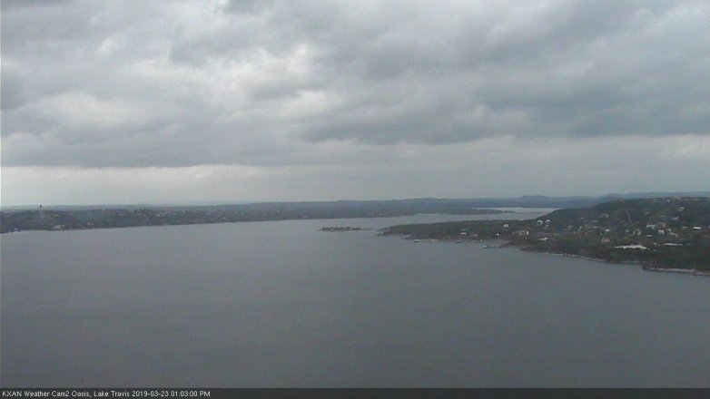 Lake Travis webcam, March 23, 2019 12:05 PM CT