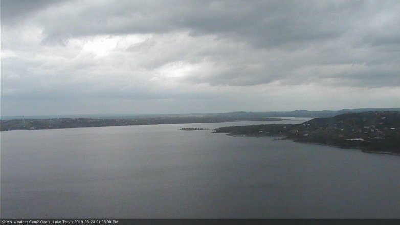 Lake Travis webcam, March 23, 2019 12:25 PM CT