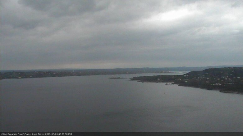 Lake Travis webcam, March 23, 2019 1:10 PM CT
