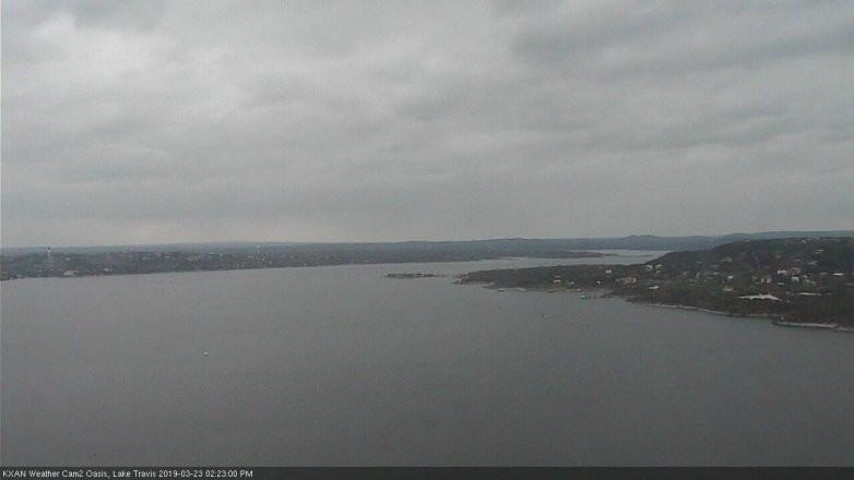 Lake Travis webcam, March 23, 2019 1:25 PM CT