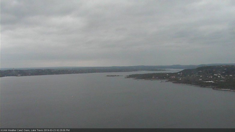 Lake Travis webcam, March 23, 2019 1:30 PM CT