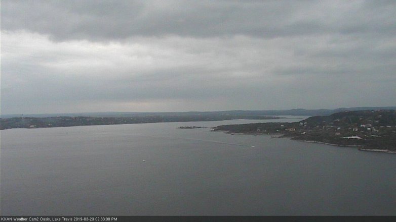 Lake Travis webcam, March 23, 2019 1:35 PM CT