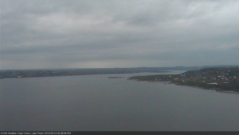 Lake Travis webcam, March 23, 2019 1:50 PM CT