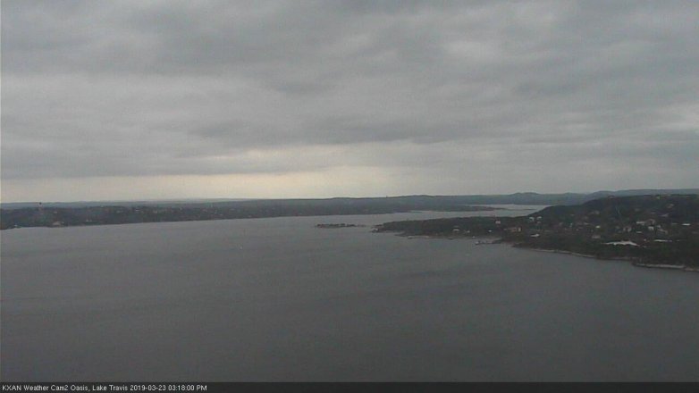 Lake Travis webcam, March 23, 2019 2:20 PM CT