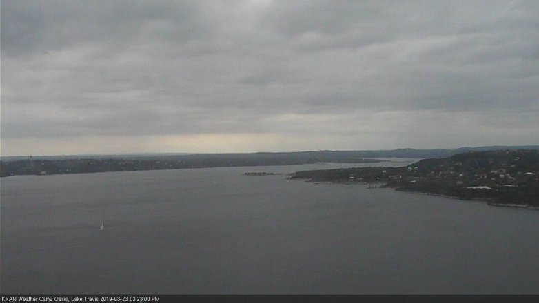 Lake Travis webcam, March 23, 2019 2:25 PM CT