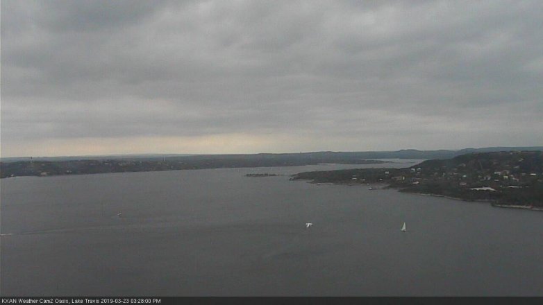 Lake Travis webcam, March 23, 2019 2:30 PM CT