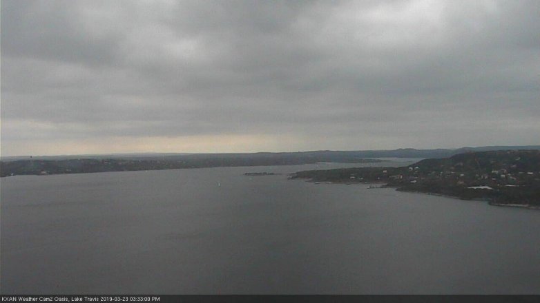 Lake Travis webcam, March 23, 2019 2:35 PM CT