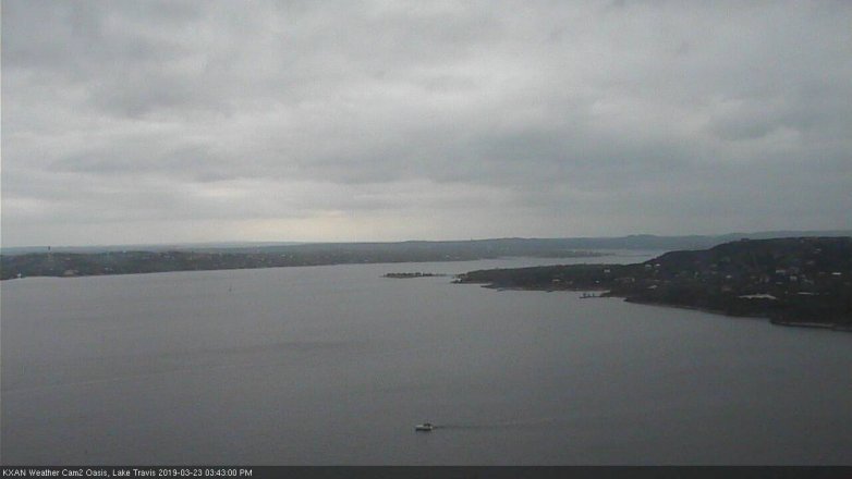 Lake Travis webcam, March 23, 2019 2:45 PM CT