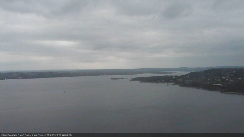 Lake Travis webcam, March 23, 2019 2:50 PM CT