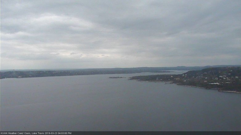 Lake Travis webcam, March 23, 2019 3:05 PM CT