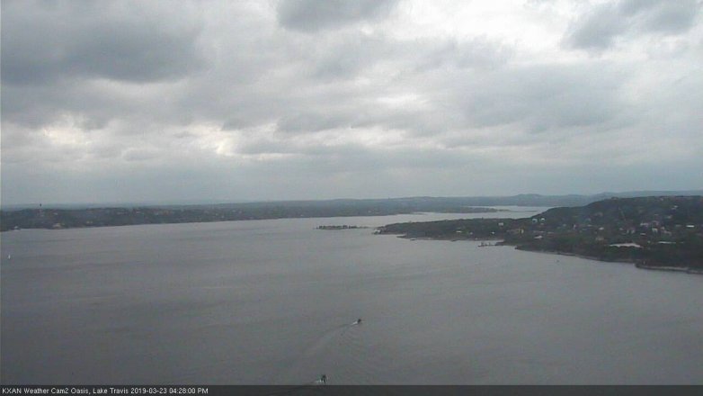 Lake Travis webcam, March 23, 2019 3:30 PM CT