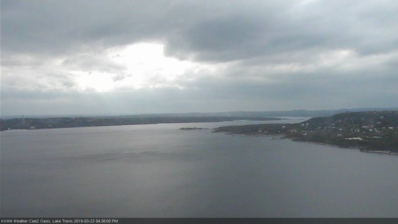 Lake Travis webcam, March 23, 2019 3:40 PM CT