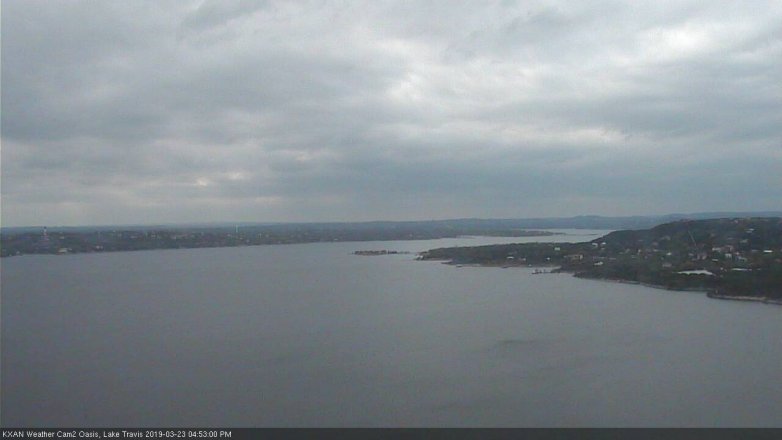 Lake Travis webcam, March 23, 2019 3:55 PM CT