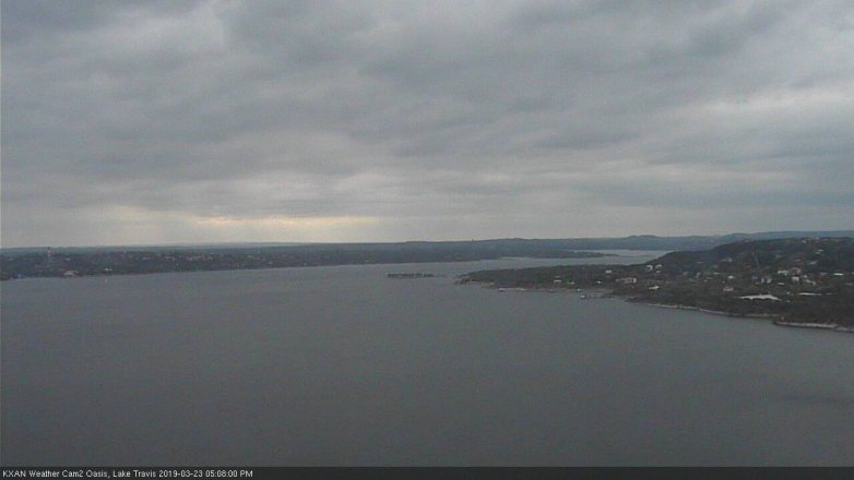 Lake Travis webcam, March 23, 2019 4:10 PM CT