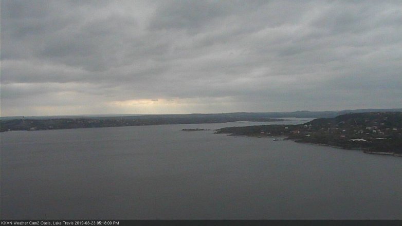 Lake Travis webcam, March 23, 2019 4:20 PM CT