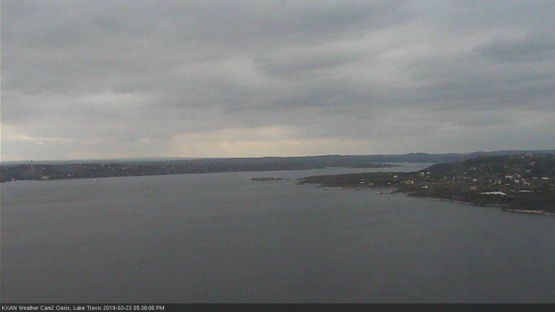 Lake Travis webcam, March 23, 2019 4:40 PM CT