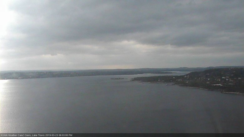 Lake Travis webcam, March 23, 2019 5:05 PM CT