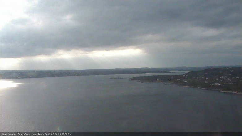 Lake Travis webcam, March 23, 2019 5:10 PM CT