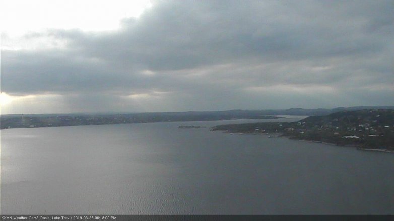 Lake Travis webcam, March 23, 2019 5:20 PM CT