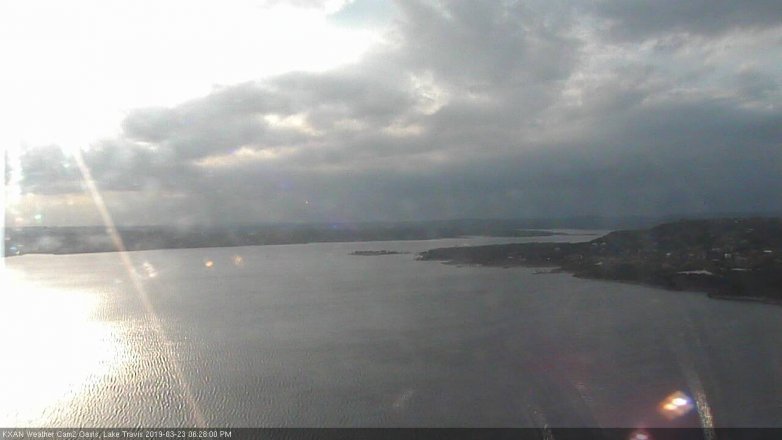 Lake Travis webcam, March 23, 2019 5:30 PM CT