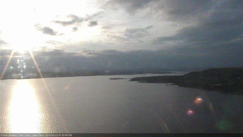 Lake Travis webcam, March 23, 2019 6:05 PM CT