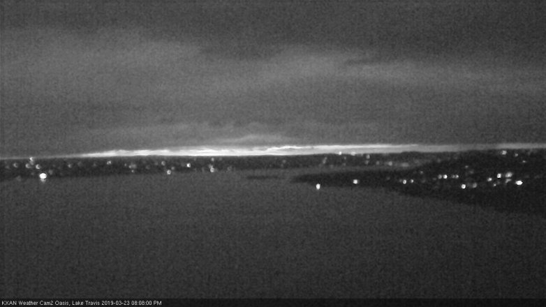 Lake Travis webcam, March 23, 2019 7:10 PM CT
