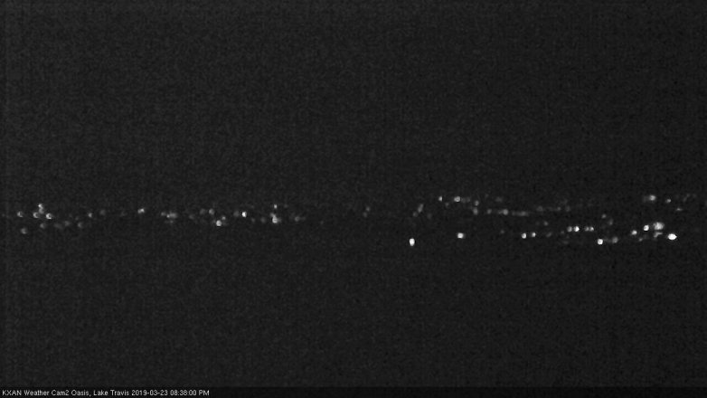 Lake Travis webcam, March 23, 2019 7:40 PM CT