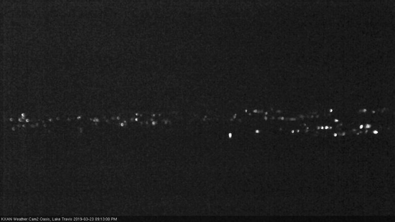 Lake Travis webcam, March 23, 2019 8:15 PM CT