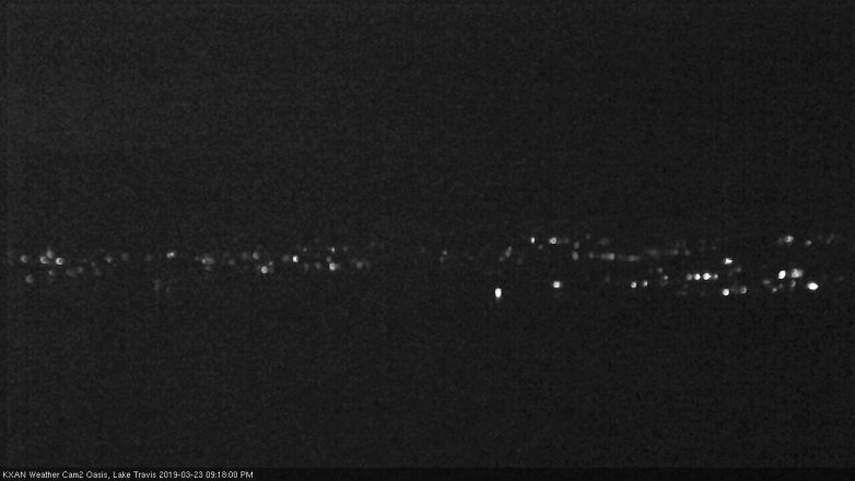 Lake Travis webcam, March 23, 2019 8:20 PM CT