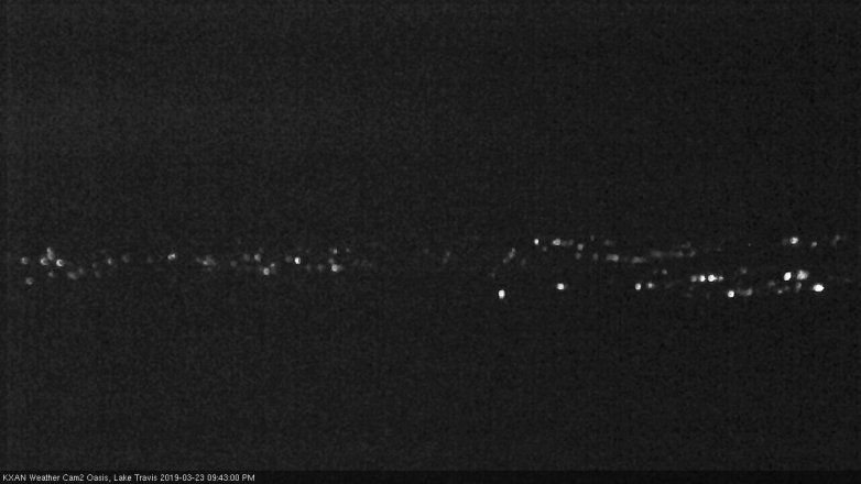 Lake Travis webcam, March 23, 2019 8:45 PM CT