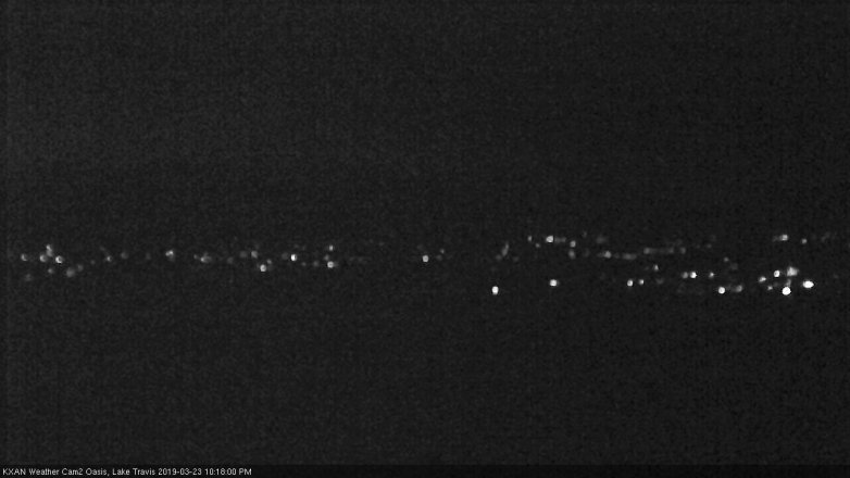 Lake Travis webcam, March 23, 2019 9:20 PM CT