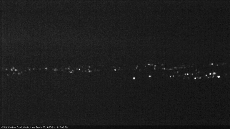 Lake Travis webcam, March 23, 2019 9:25 PM CT