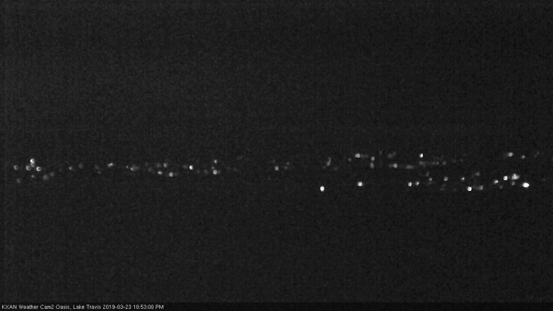 Lake Travis webcam, March 23, 2019 9:55 PM CT