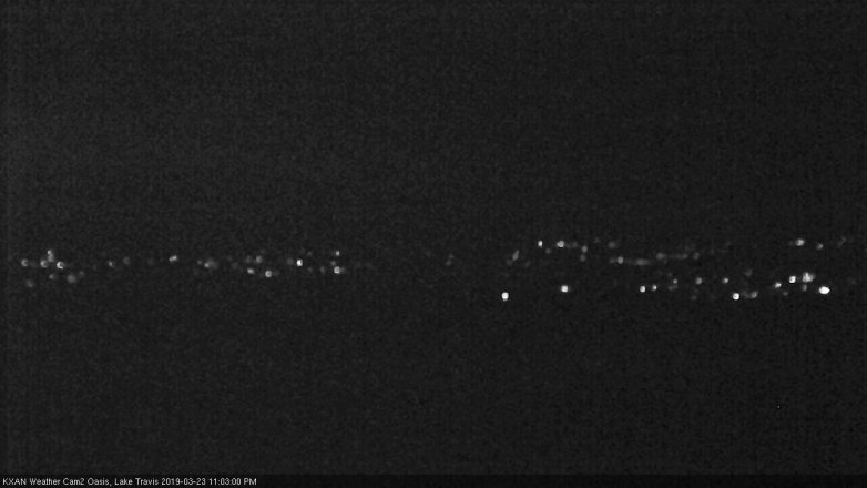 Lake Travis webcam, March 23, 2019 10:05 PM CT