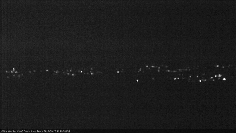 Lake Travis webcam, March 23, 2019 10:15 PM CT
