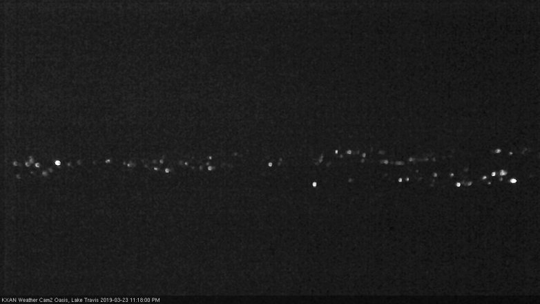 Lake Travis webcam, March 23, 2019 10:20 PM CT