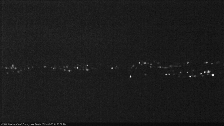 Lake Travis webcam, March 23, 2019 10:25 PM CT