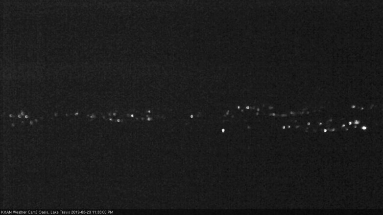 Lake Travis webcam, March 23, 2019 10:35 PM CT