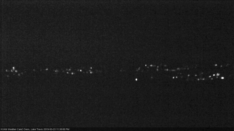 Lake Travis webcam, March 23, 2019 10:40 PM CT