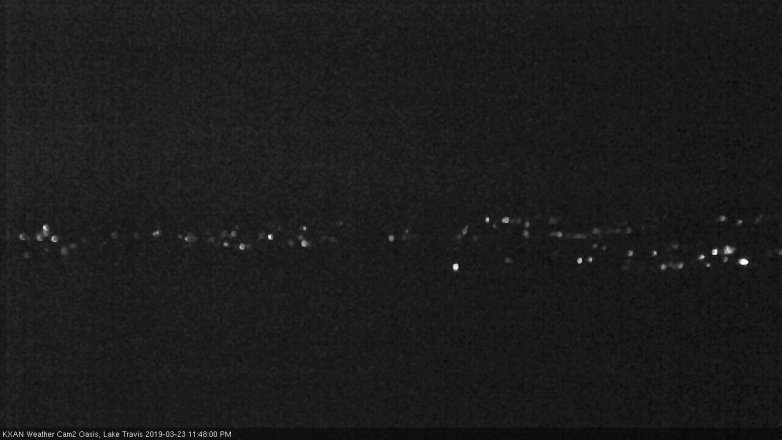 Lake Travis webcam, March 23, 2019 10:50 PM CT