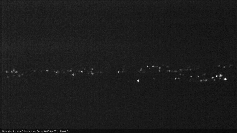 Lake Travis webcam, March 23, 2019 10:55 PM CT