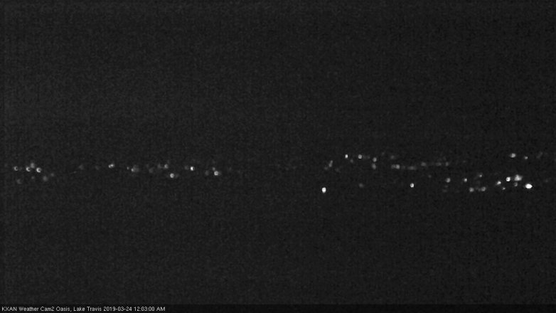 Lake Travis webcam, March 23, 2019 11:05 PM CT