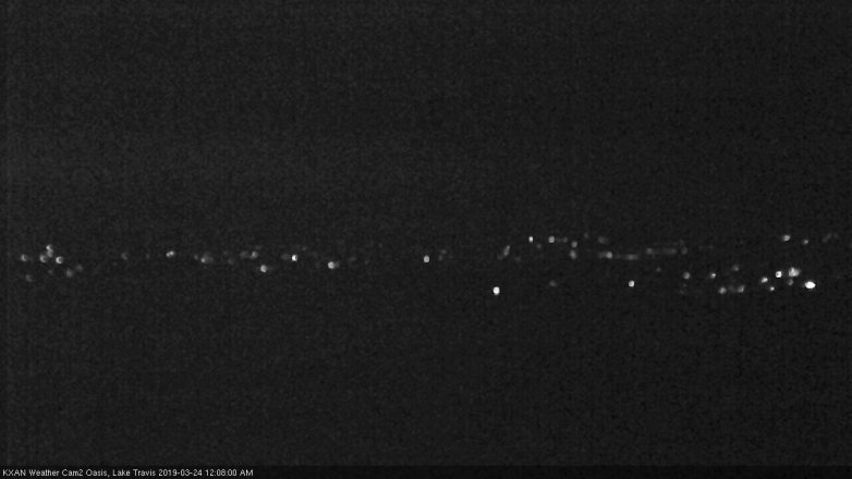 Lake Travis webcam, March 23, 2019 11:10 PM CT