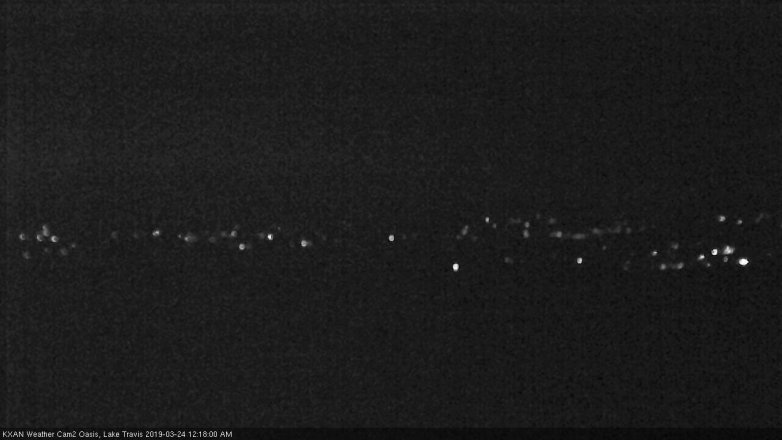 Lake Travis webcam, March 23, 2019 11:20 PM CT