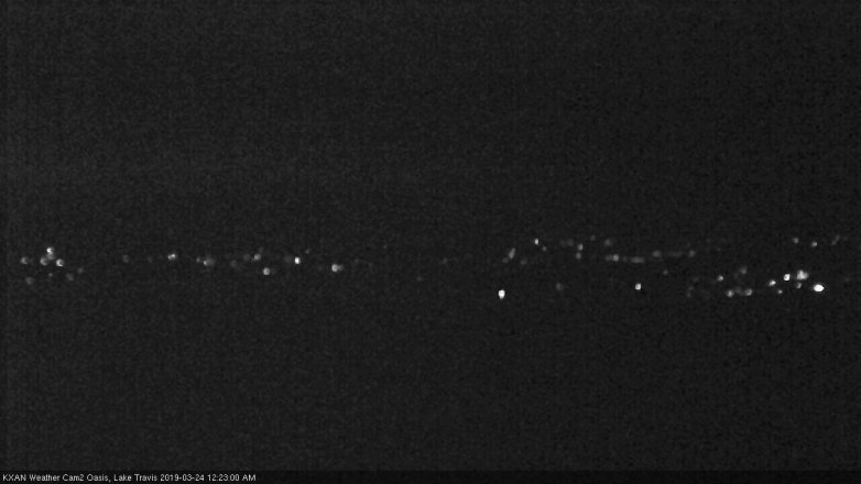 Lake Travis webcam, March 23, 2019 11:25 PM CT